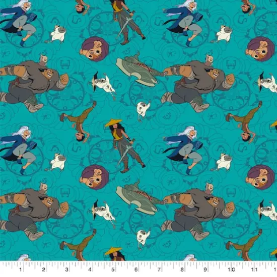 Disney&reg; Raya and the Last Dragon Packed Cotton Fabric {1}