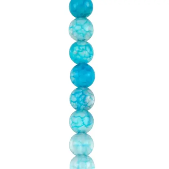 Blue Agate Round Beads, 4mm by Bead Landing&trade; {1}