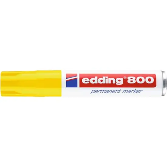 edding&reg; 800 Permanent Marker Yellow {1}