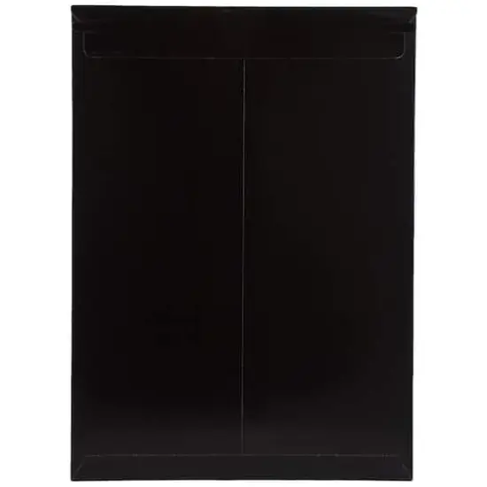 JAM Paper 13" x 18" Flat Photo Mailer Peel & Seal Closure Envelopes, 6ct. Black {5}