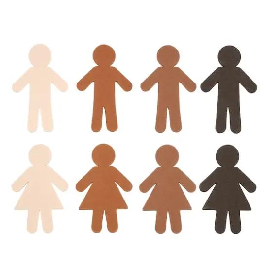 Neutrals People Foam Stickers by Creatology&reg;, 120ct. {1}