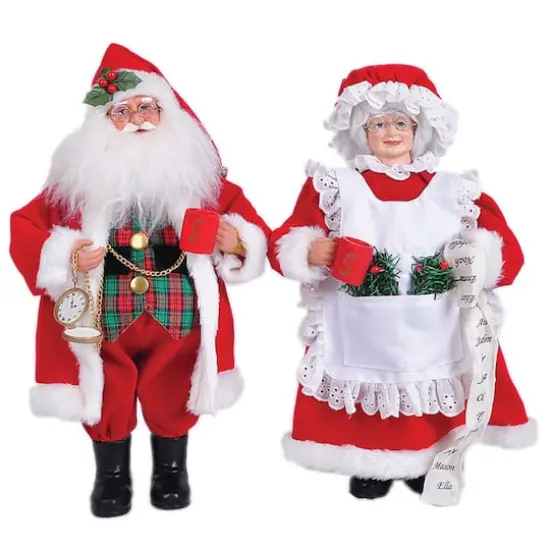 Santa's Workshop 15"Mr. & Mrs. Claus Set {1}