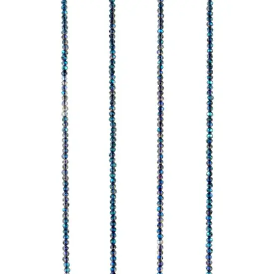 Blue Faceted Glass Rondelle Beads, 2mm by Bead Landing&trade; {1}