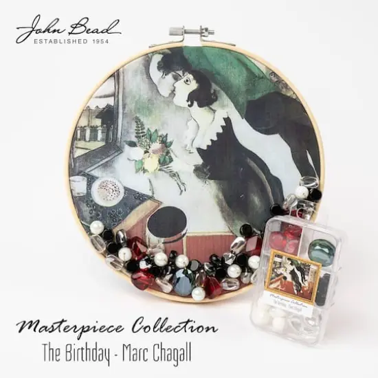 John Bead Masterpiece Collection Glass Bead Box Mix The Birthday/Marc Chagall {5}