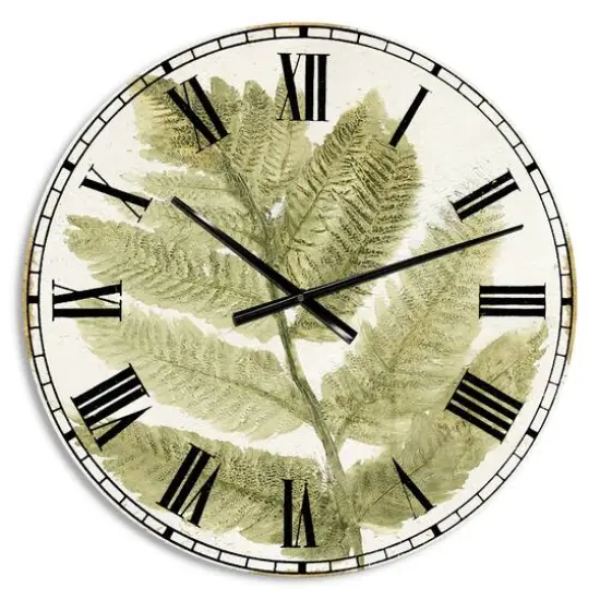Designart 'Simple Forest I Farmhouse Wall Clock {1}
