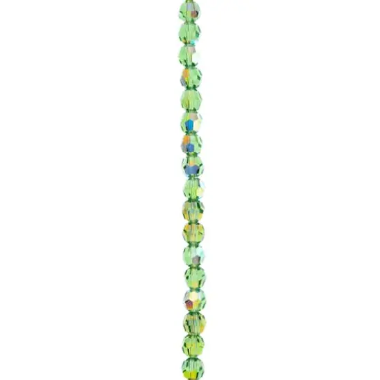 Preciosa Glass Crystal Round Beads, 4mm by Bead Landing™ Peridot AB {1}