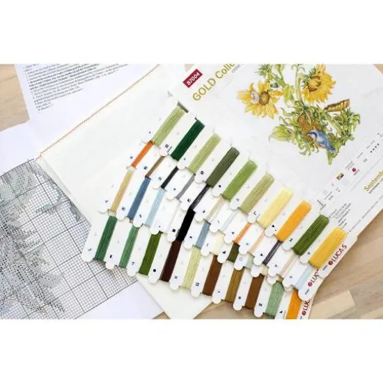 Luca-S September Bouquet Counted Cross-Stitch Kit {6}