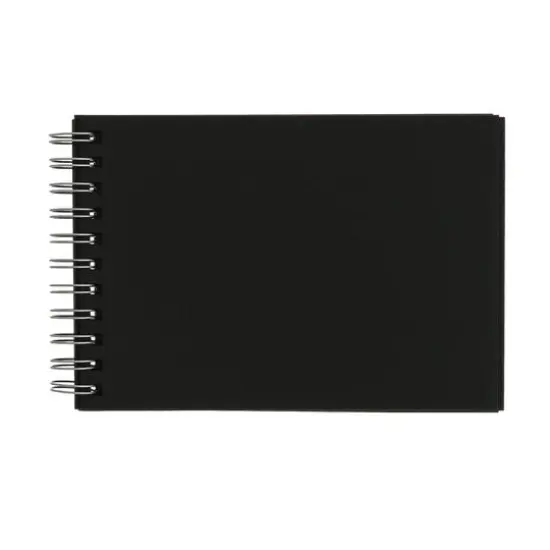 Fabriano&reg; Black Landscape Spiral-bound Drawing Book, 8.25'' x 5.8'' {3}
