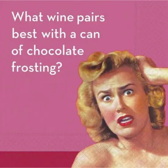 JAM Paper Can of Chocolate Frosting Cocktail Napkins, 40ct. {1}