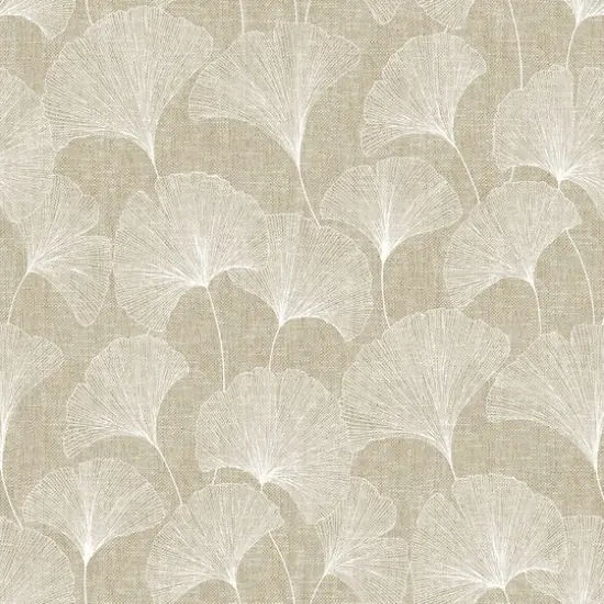 Surface Style Ginkgo Peel & Stick Wallpaper Linen {1}