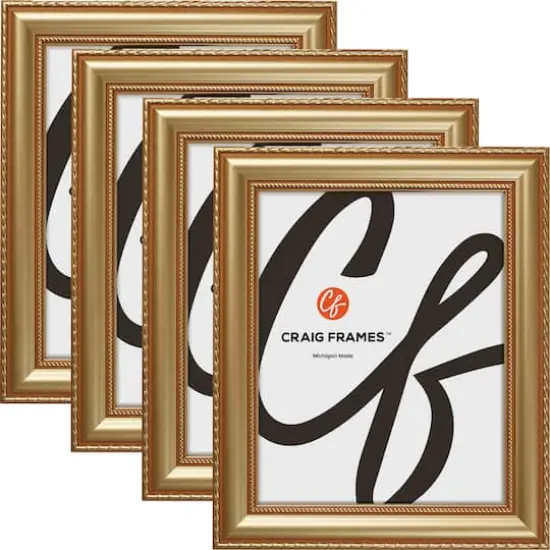 4 Pack: Craig Frames Victoria Gold Picture Frame {1}