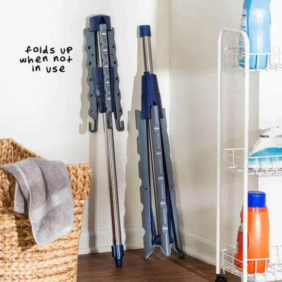 Honey Can Do Blue Collapsible Tripod Clothes Drying Rack {3}