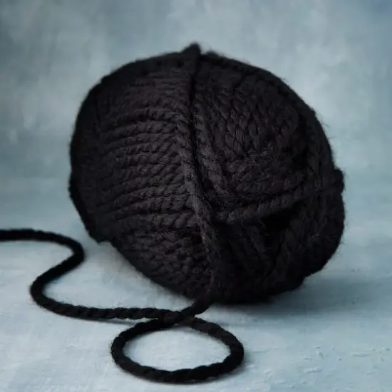 Lion Brand&reg; Wool-Ease&reg; Thick & Quick&reg; Solid Yarn Black {3}