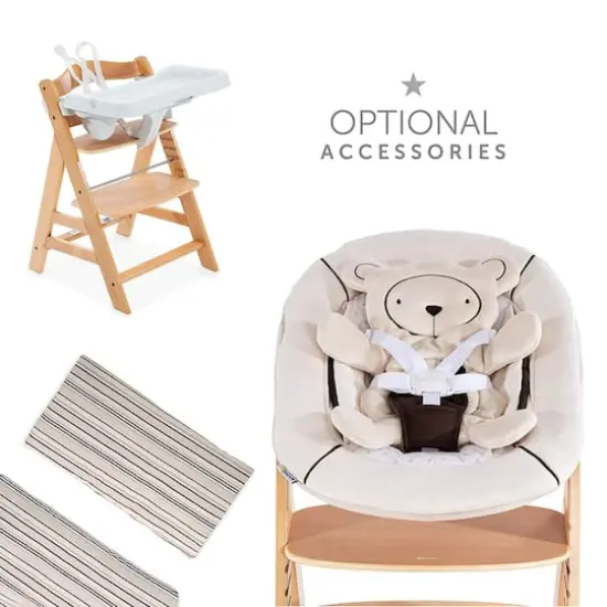 Hauck 3-in-1 Table Alpha Tray & 5-Point Harness Set {12}