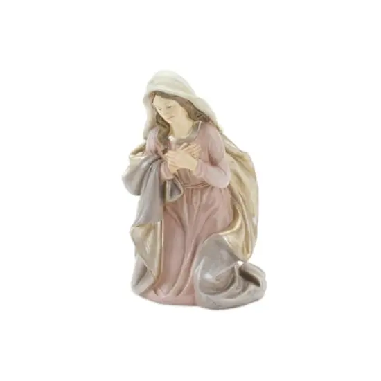 Gold Finished Holy Family Nativity Figurines Set {4}