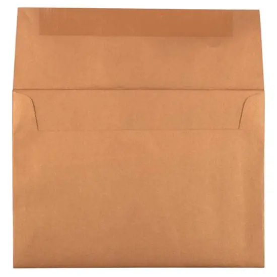 JAM Paper A1 Metallic Invitation Envelopes, 50ct. Copper Stardream {4}