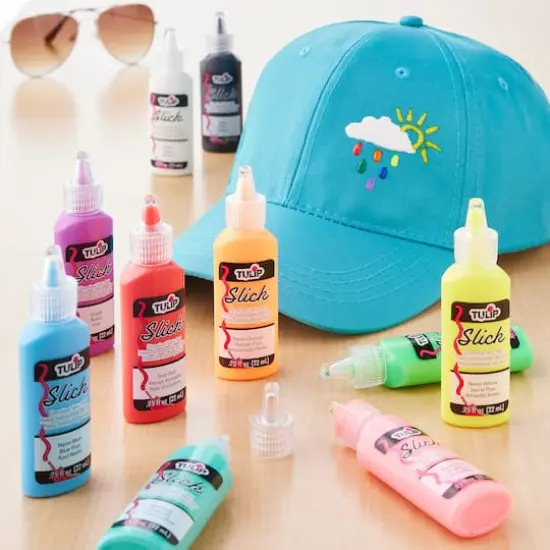 Tulip&reg; Dimensional Fabric Paint, Rainbow & Neon {6}