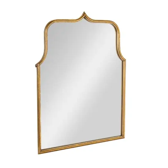 Hello Honey&reg; Antique Goldleaf Arched Floor Length Metal Framed Wall Mirror {1}