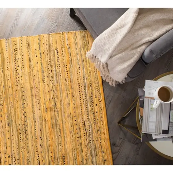 DII&reg; Multi Mustard Rag Rug, 4ft. x 6ft. {6}
