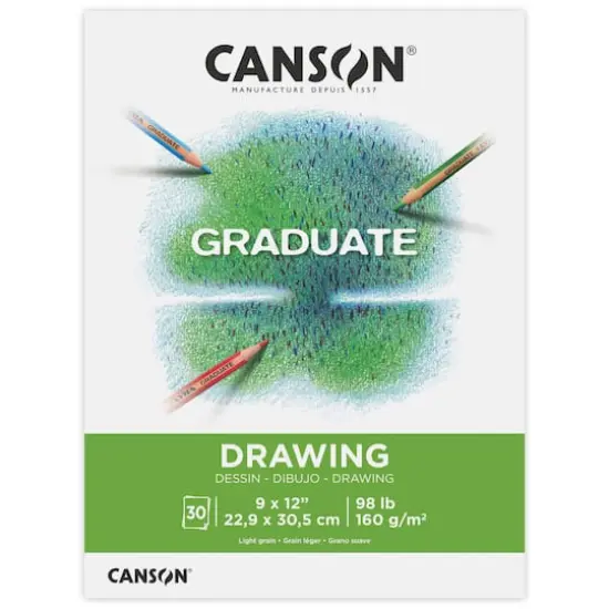 Canson&reg; Graduate Foldover Drawing Pad, 9" x 12" {1}