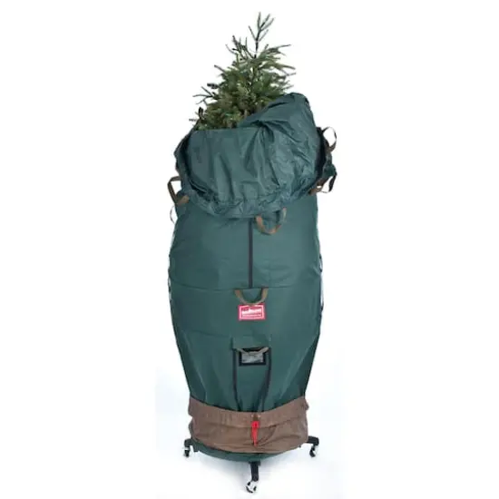 TreeKeeper Large Girth Upright Tree Storage Bag with Wheels {1}