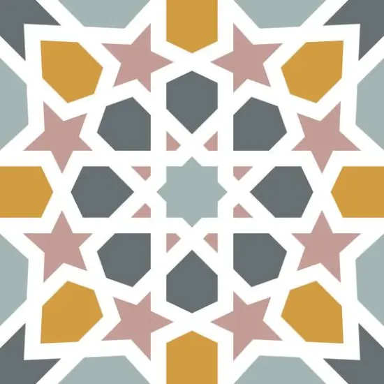 RoomMates Calliope Colorful Moroccan Peel & Stick Floor Tile {1}