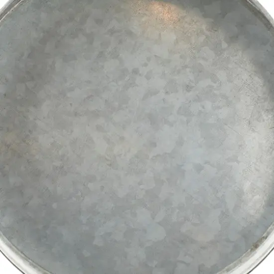 Set of 3" Grey Metal Farmhouse Tray, 18", 16", 14" {9}