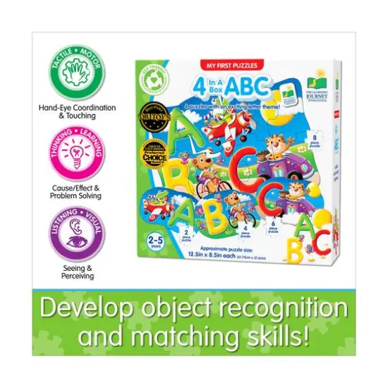 My First Puzzles - 4 In A Box - ABC: 20 Pcs {8}