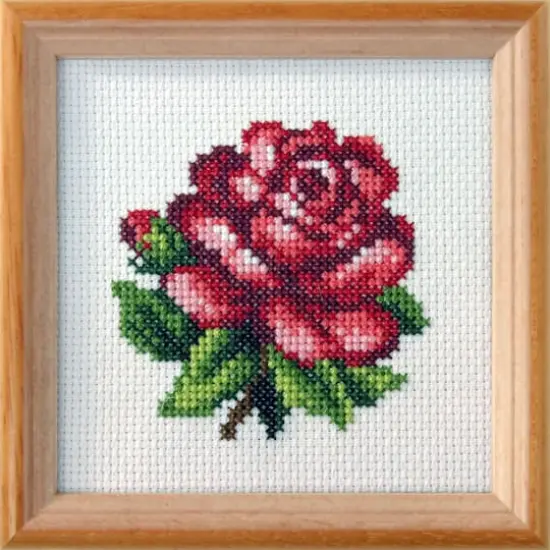 Orchidea Cross Stitch Kit Red Rose {1}