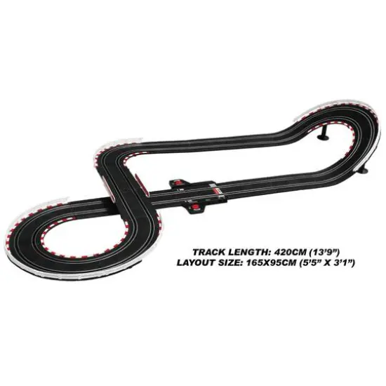 Joysway&reg; Super 251 USB Power Slot Car Racing Set {4}