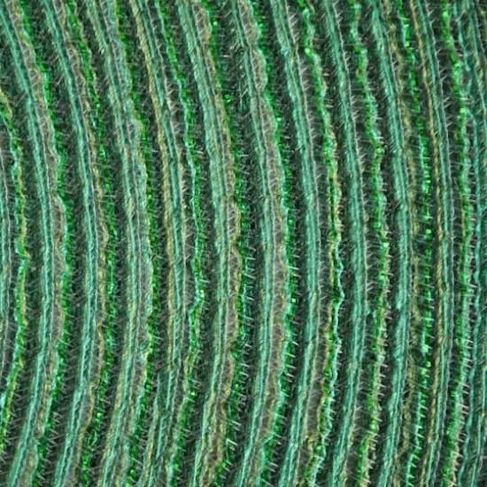 DII® Round Variegated Braided Polypropylene Placemats, 6ct. Sparkle Green {7}