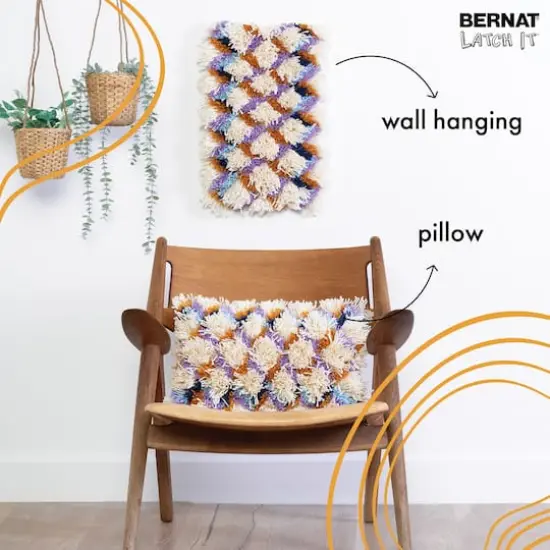 Bernat&reg; Latch It&trade; Harmonic Boho Yarn Kit {4}