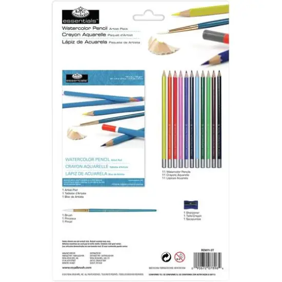 Royal & Langnickel&reg; Essentials&trade; 14 Piece Watercolor Pencil Artist Pack  {3}