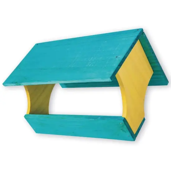 S&S Worldwide&reg; Unfinished Wooden Bird Feeder {1}