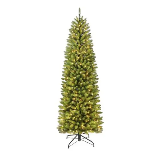 10ft. Pre-Lit Fraser Fir Artificial Christmas Tree, Clear Lights {5}