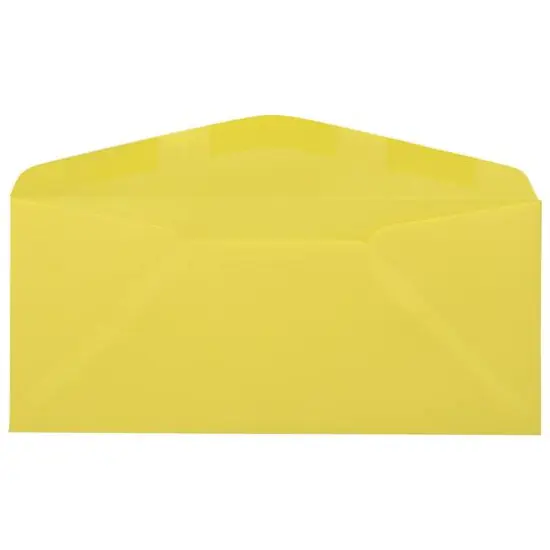 JAM Paper #9 Business Envelopes, 50ct. Ultra Lemon {4}