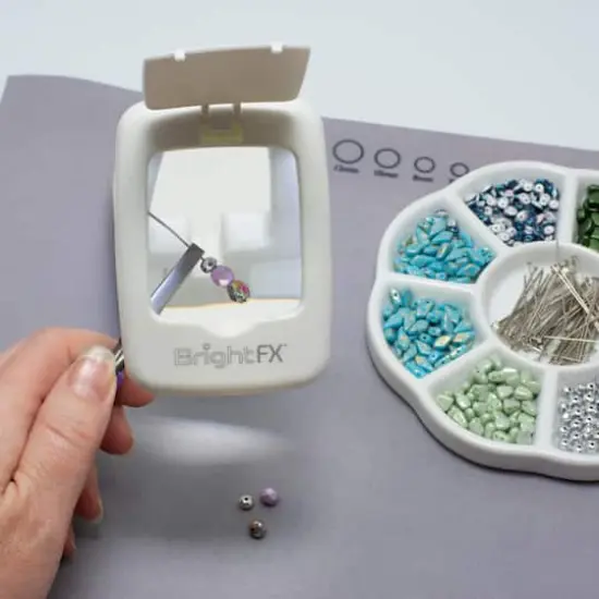 The Beadsmith&reg; Bright FX&trade; Travel COB LED Magnifier Lamp {3}