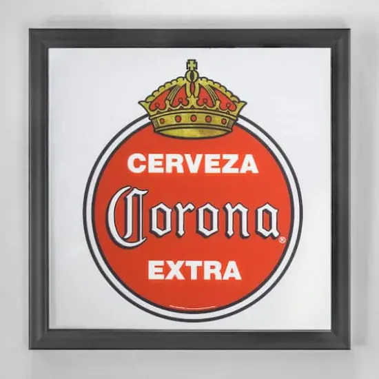 13" Vintage Corona Extra Screen Printed Mirror {5}