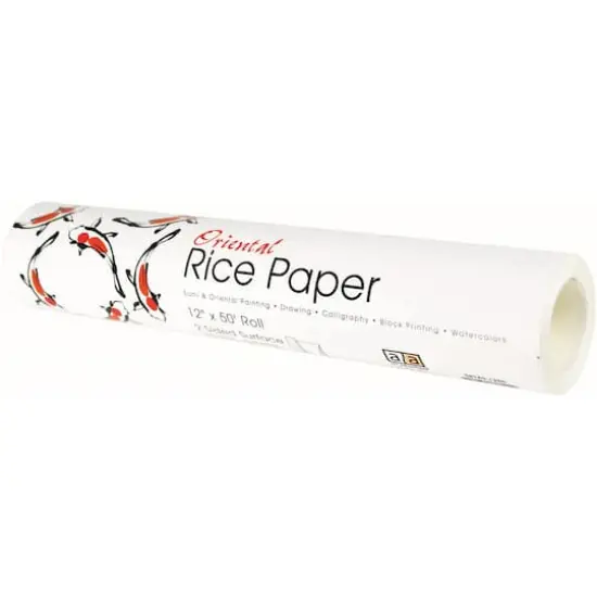 Art Advantage&reg; Rice Paper Roll, 12'' x 50ft. {1}