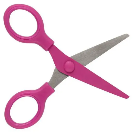 JAM Paper 5" Multi-Purpose Mini Scissors Pink {8}