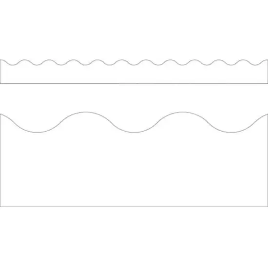 Terrific Trimmers&reg; Scalloped Borders, 39ft. Snow White {1}