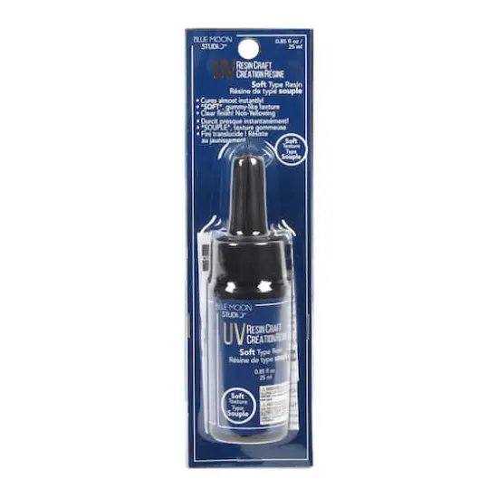 Blue Moon Studio&trade; UV Resin Craft Soft Type Resin, 0.85oz. {4}