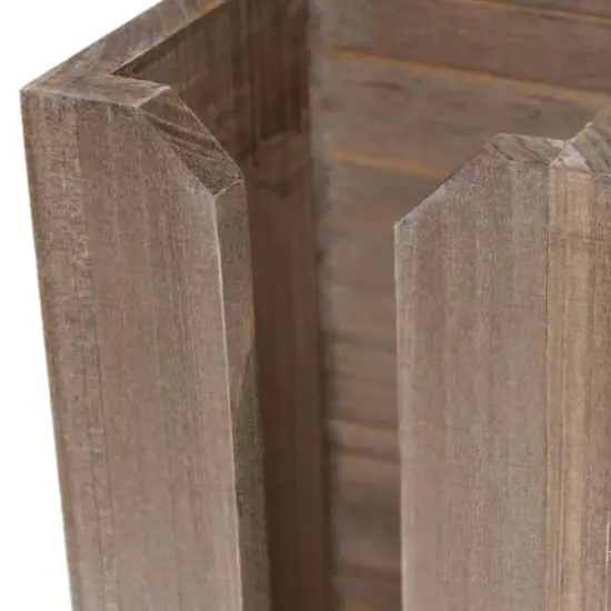 Elegant Designs Wood Caddy Organizer Natural Wood {12}