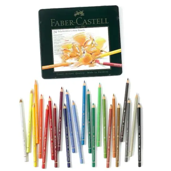 Faber-Castell Polychromos 24 Color Pencil Set {4}