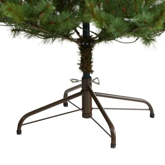 6ft. Pre-Lit Vancouver Mountain Pine Artificial Christmas Tree, Clear Lights {7}