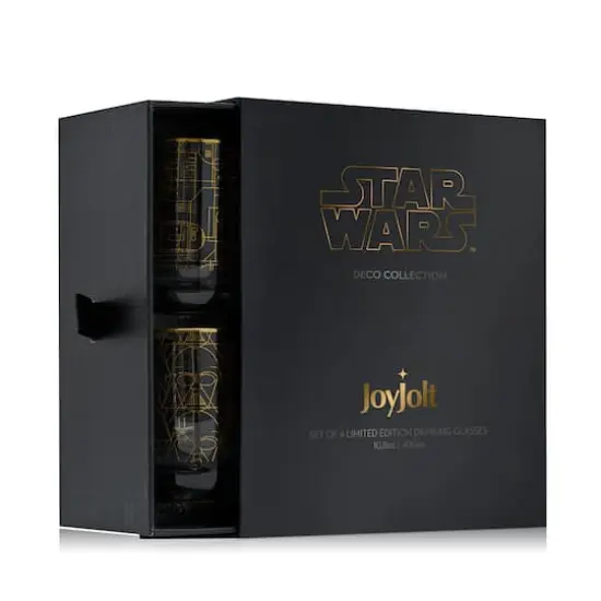 JoyJolt&reg; 10oz. Star Wars&trade; Deco Double Old Fashion Drinking Glasses, 4ct. {6}