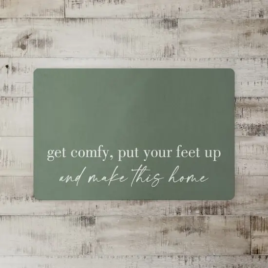 18" x 27" Get Comfy Feet Up Home Floor Mat {3}