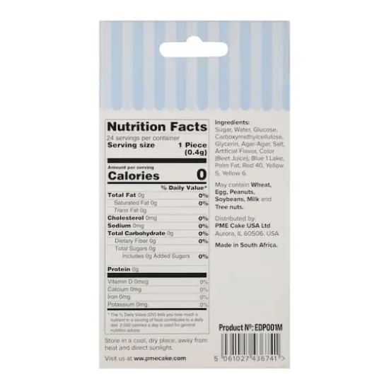 PME Cake Sweet Street&reg; Flowers Icing Decorations {6}