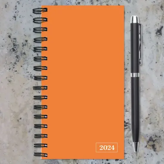 TF Publishing 2024 Citrus Orange Small Weekly Monthly Planner {5}