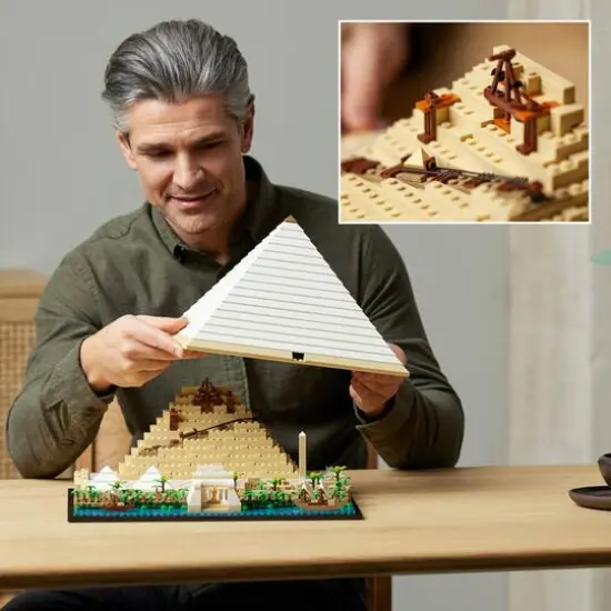 LEGO&reg; Architecture Great Pyramid of Giza 21058 Building Kit (1,476 Pieces) {7}